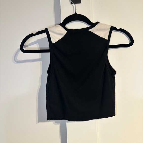 Garage Black and White Racer Tank - Picture 4 of 4